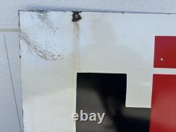 International Harvester IH Genuine Parts Double Sided Porcelain Sign
