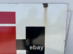 International Harvester IH Genuine Parts Double Sided Porcelain Sign