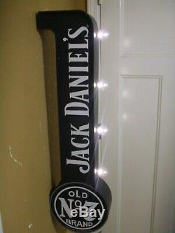 Jack Daniels & Jack Honey Double Sided Light Up Sign Man Cave Lighted Tennessee