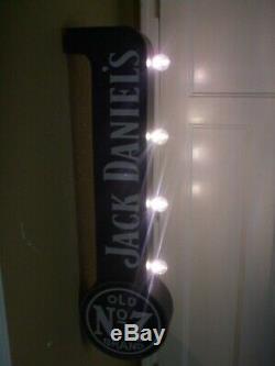 Jack Daniels & Jack Honey Double Sided Light Up Sign Man Cave Lighted Tennessee