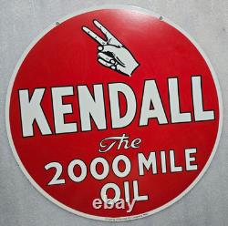 Kendall Porcelain Enamel Sign 24'' Inches Double Sided