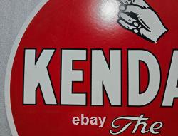 Kendall Porcelain Enamel Sign 24'' Inches Double Sided