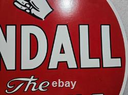Kendall Porcelain Enamel Sign 24'' Inches Double Sided