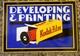 Kodak Porcelain Sign Developing & Printing Film Double Sided Hanging Metal