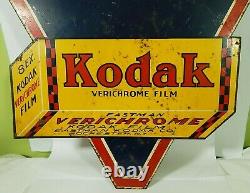 Kodak Verichrome Double Sided Sign 17 x 17 Inches