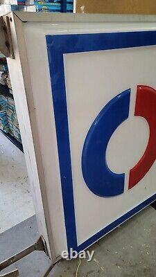 LARGE Delco Automotive Supply Stores Double Sided Light Up Sign GM 97 x 48