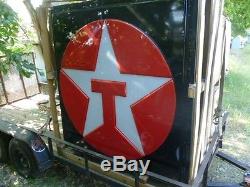 LARGE TEXACO STAR SIGN NOS New Double Sided Still In Crate