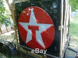 LARGE TEXACO STAR SIGN NOS New Double Sided Still In Crate