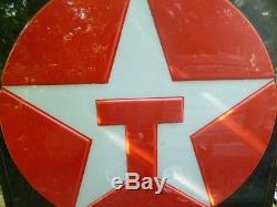 LARGE TEXACO STAR SIGN NOS New Double Sided Still In Crate