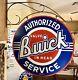 Large Vintage''buick'' Double Sided With Bracket & 30 Porcelain Sign