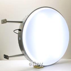 LED 70CM Double Sided Outdoor Round Projecting Light Box Sign D70 Plain