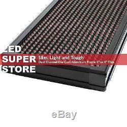 LED SUPER STORE 3C/RGY/IR/2F 19x52 Programmable Scroll. Message Display Sign