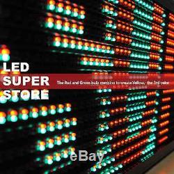 LED SUPER STORE 3C/RGY/IR/2F 19x69 Programmable Scroll. Message Display Sign