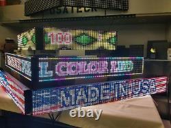 LED Sign Double from 51 to 100 WIFI // Strong Durable (Made in USA)