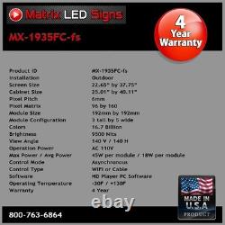 LED Sign Outdoor 2 Sided LED Programmable Message Center 2 Sided Sign P6