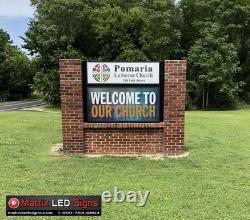 LED Sign Outdoor 2 Sided LED Programmable Message Center 2 Sided Sign P6