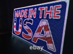 LED Sign Outdoor RGB-DIP, Full Color-Two Sided Digital Sign 19x25 -U. S FACTORY