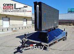 LED Trailer Mobile Billboard Sign Programmable Double Sided Made in USA