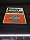 Large Incredible Huge Vintage Harley Davidson Double Sided Store Sign 6ft Tall