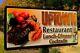 Large Lighted Outdoor Business Sign -restaurant Double Sided Approx. 8x5