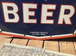 Large Old Hamms Beer Double Sided Sign