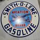 Large Round Smith-o-lene Porcelain Enamel Sign 48'' Inches Double Sided