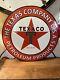 Large Vintage Style Texaco Double-sided Porcelain Sign 30 Inch