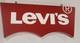 Levis Jeans Retail Double Sided Hanging Advertising Sign 24 X 10