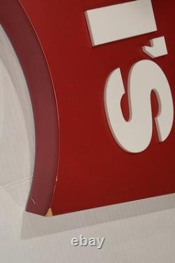 Levis Jeans Retail Double Sided Hanging Advertising Sign 24 X 10