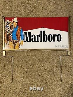 Marlboro Double-Sided Display Sign (Vintage!)