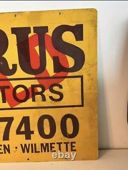 Metal Sign Double Sided Chicago Burbs Cyrus Realty Realtor Sold Sign Graphics