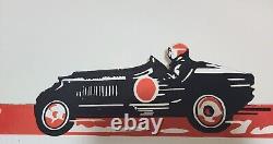 Mobil Oil Enamel Sign Double Sided Gargoyle Vintage Advertising 42.5cm X 25cm