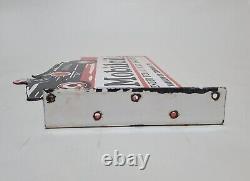 Mobil Oil Enamel Sign Double Sided Gargoyle Vintage Advertising 42.5cm X 25cm