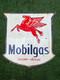 Mobilgas Porcelain Advertising Sign 24'' Inches Double Sided