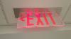 Mysterious Double Sided Transparent Exit Sign