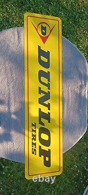 NOS Dunlop tire sign double sided