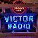 New Rca Victor Radio Double Sided Neon Sign 48w X 42h Neon Signs Lifetime Warr