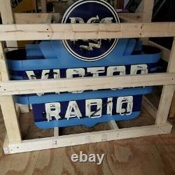 New RCA Victor Radio Double Sided Neon Sign 48W x 42H Neon Signs Lifetime Warr