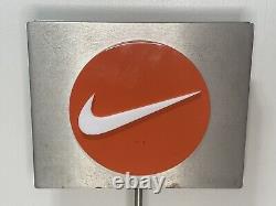 Nike Double Sided Metal Store Sign Shelf Display Sneaker Advertisement 15x10