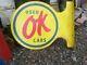 Ok Used Car Double Sided Flange Sign