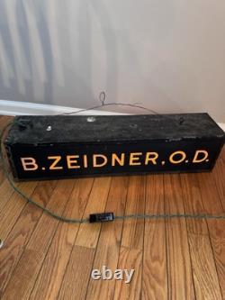 ORIGINAL Double sided MEDICAL Doctor Optometry OD electric light up sign 26.5