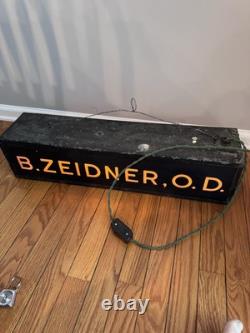 ORIGINAL Double sided MEDICAL Doctor Optometry OD electric light up sign 26.5