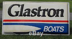 Old Dualite Glastron Boat Double Sided Boat Dealership Lighted Advertising Sign