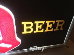 Old Vintage STAG Beer Lighted Sign Double Sided Adverting. Beautiful, RARE