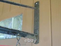 Old Willard Storage Batteries Double Sided Hanging Sign Bracket 28 by 13