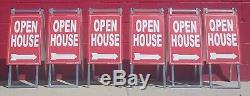 Open House Sign Metal Frame 6 Pack Kit