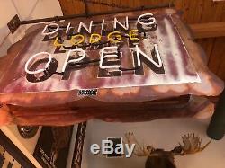 Original 1940-50s neon Diner sign double sided WILL SHIP