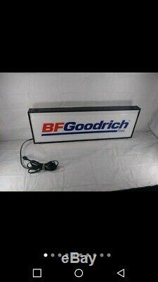 Original BF Goodrich Tires Double Sided Lighted Sign Advertisement