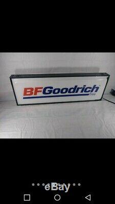Original BF Goodrich Tires Double Sided Lighted Sign Advertisement