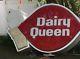 Original Dairy Queen Full Size Advertising Double Sided Light Up Sign Gas & Oil